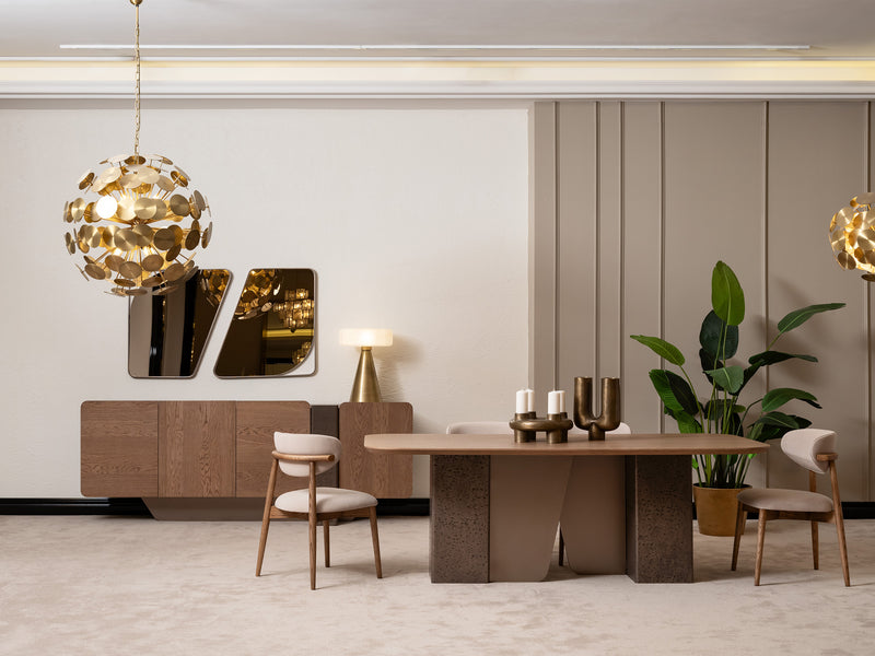Noho Mon 94.4" Wide Buffet With Mirror