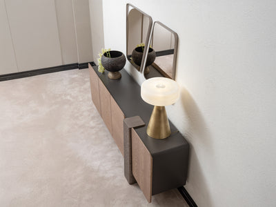 Noho Mon 94.4" Wide Buffet With Mirror