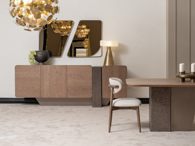 Noho Mon 94.4" Wide Buffet With Mirror