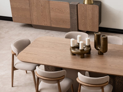 Noho Mon 86.6" Wide Dining Table