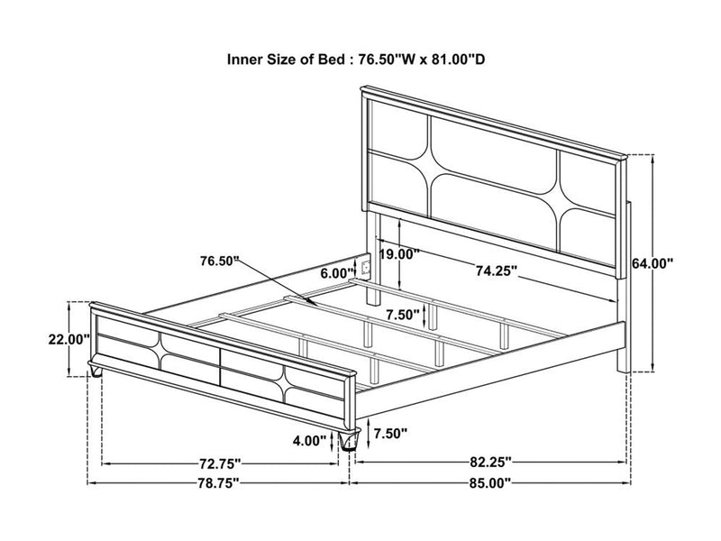 Olivia Platform Bed