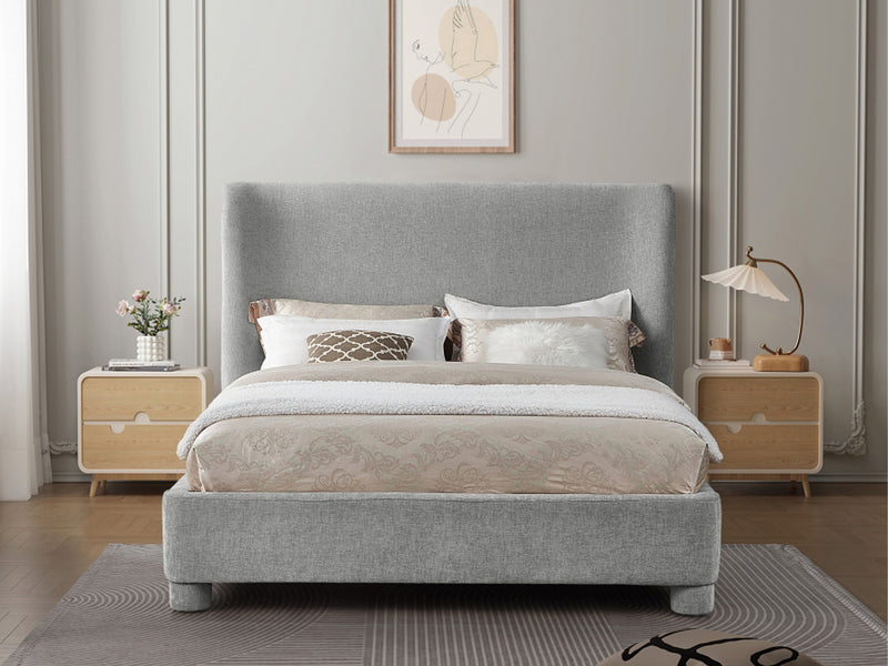 Penny Chenille Platform Bed