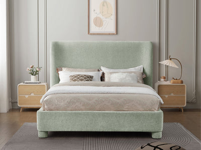 Penny Chenille Platform Bed