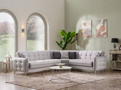 Perla Ottoman Convertible Sectional