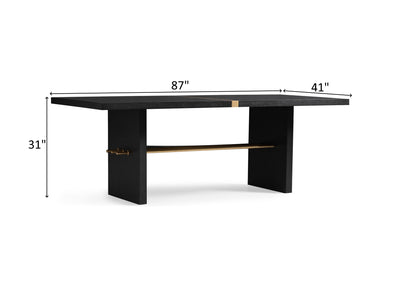 Pietra 87" Wide Dining Table