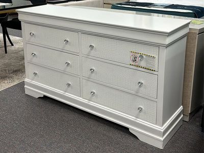 Pompei 58" Wide 6 Drawer Dresser (Floor Sample)