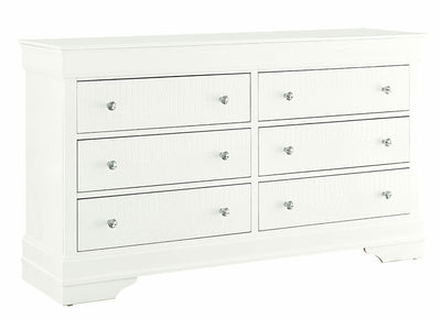 Pompei 58" Wide 6 Drawer Dresser (Floor Sample)