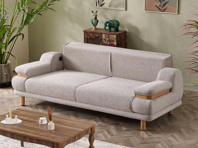 Latte Extendable Sofa