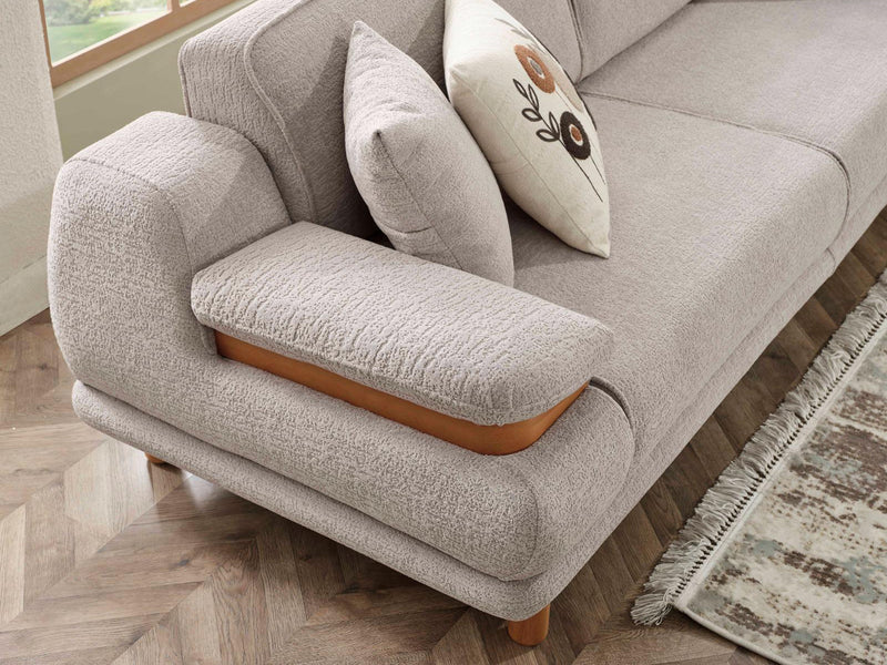 Latte Extendable Sofa