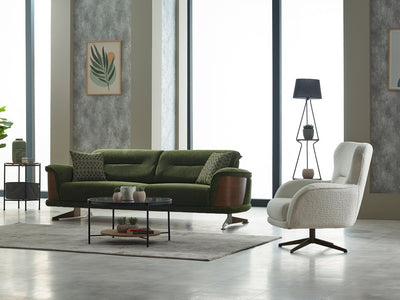 Valencia Saltanat 94" Wide Extendable Sofa