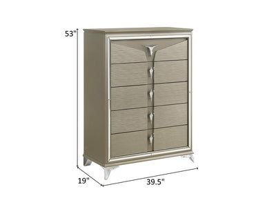 Samantha 39.5" Wide 5 Drawer Chest