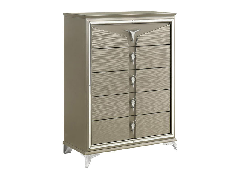 Samantha 39.5" Wide 5 Drawer Chest