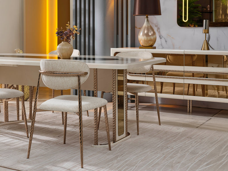 Bella Sanna 6 Person Dining Room Set