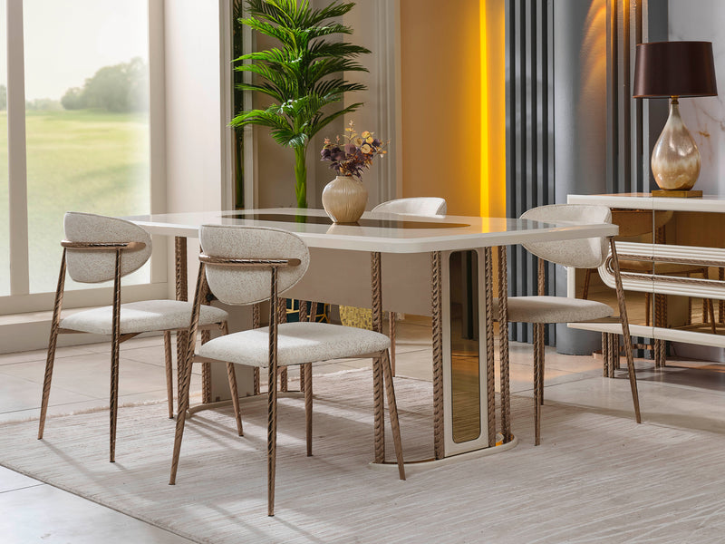 Bella Sanna 6 Person Dining Room Set