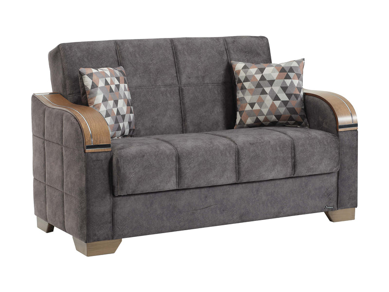 Saphire 65" Wide Convertible Loveseat