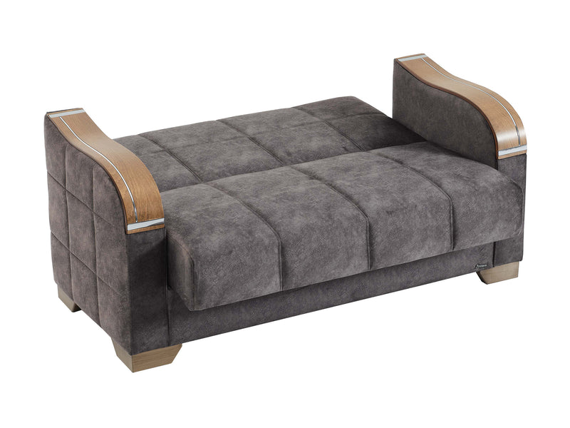 Saphire 65" Wide Convertible Loveseat