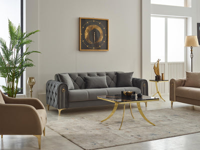 Toledo Simge 90" Wide Convertible Sofa