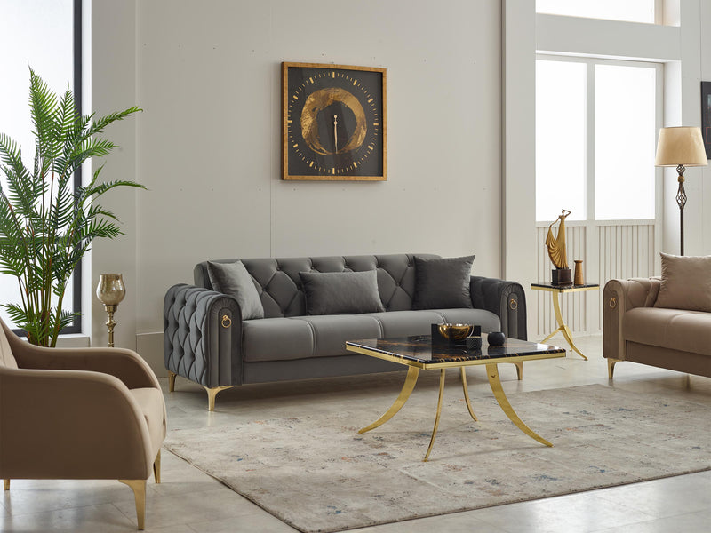 Toledo Simge 90" Wide Convertible Sofa