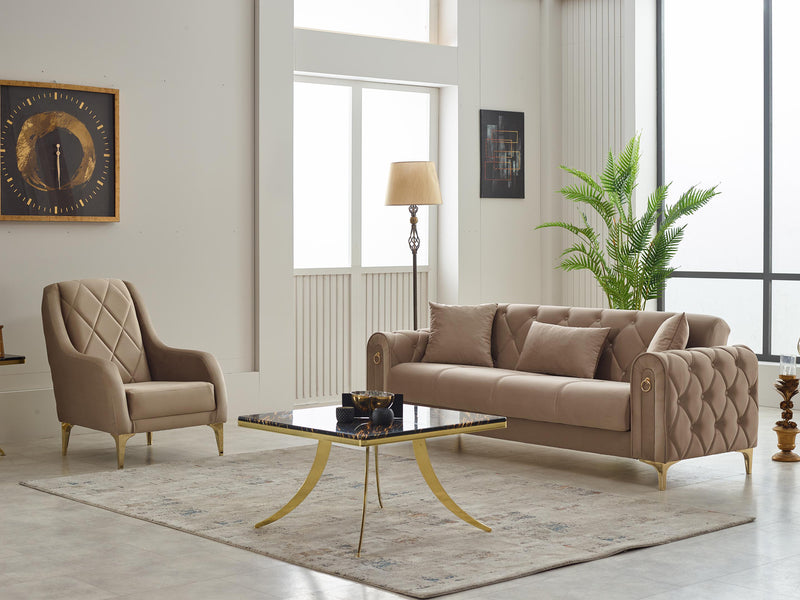Toledo Simge 90" Wide Convertible Sofa