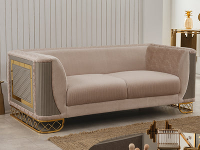 Valentino 72" Wide Loveseat