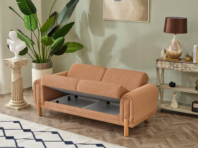 Sohoo 74" Wide Convertible Loveseat