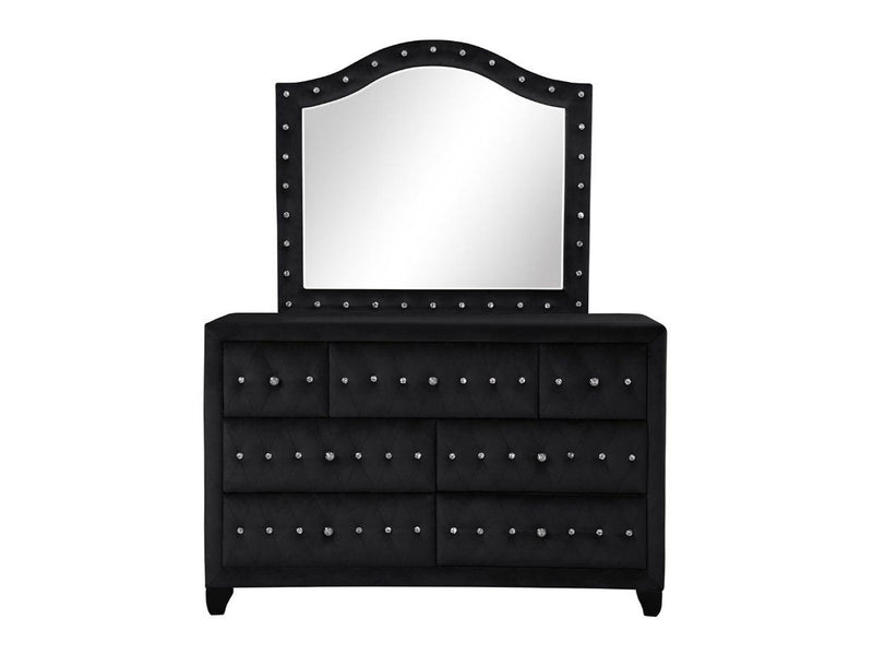 Sophia 60" Wide 7 Drawer Dresser With Mirror