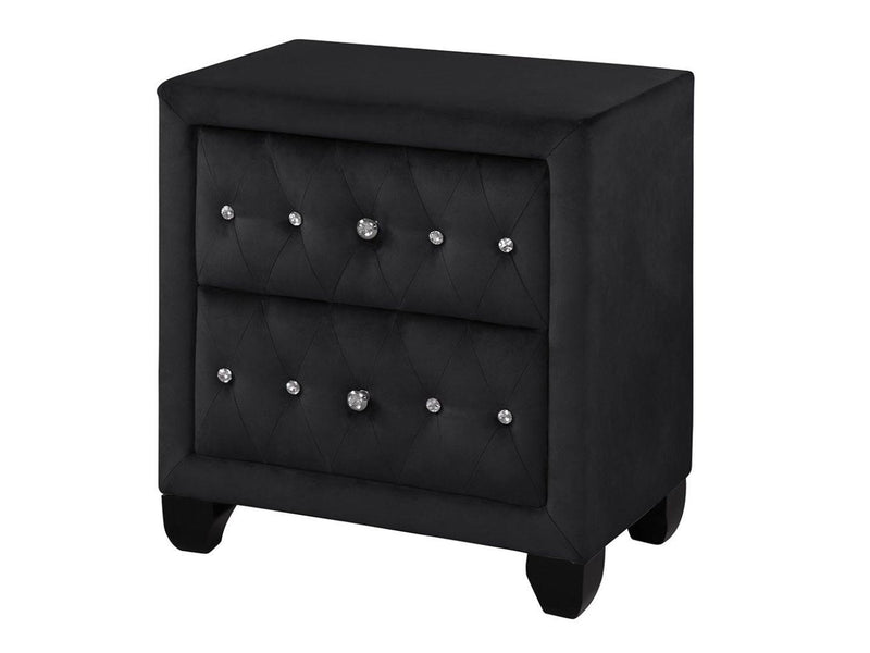 Sophia 27.5" Tall 2 Drawer Nightstand