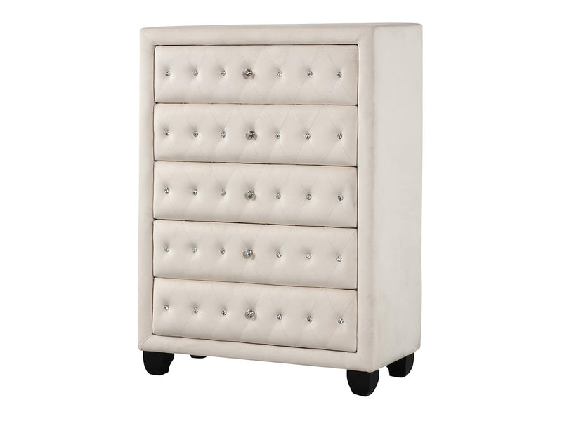 Sophia 36" Wide 5 Drawer Chest