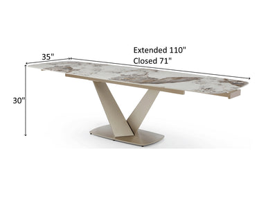 Stares 93 DT - 2107 DC - 8010 BT 6-8 Person Dining Room Set