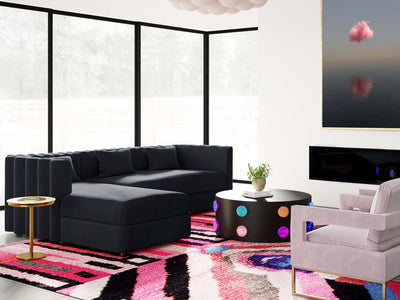 Callie Velvet Sectional