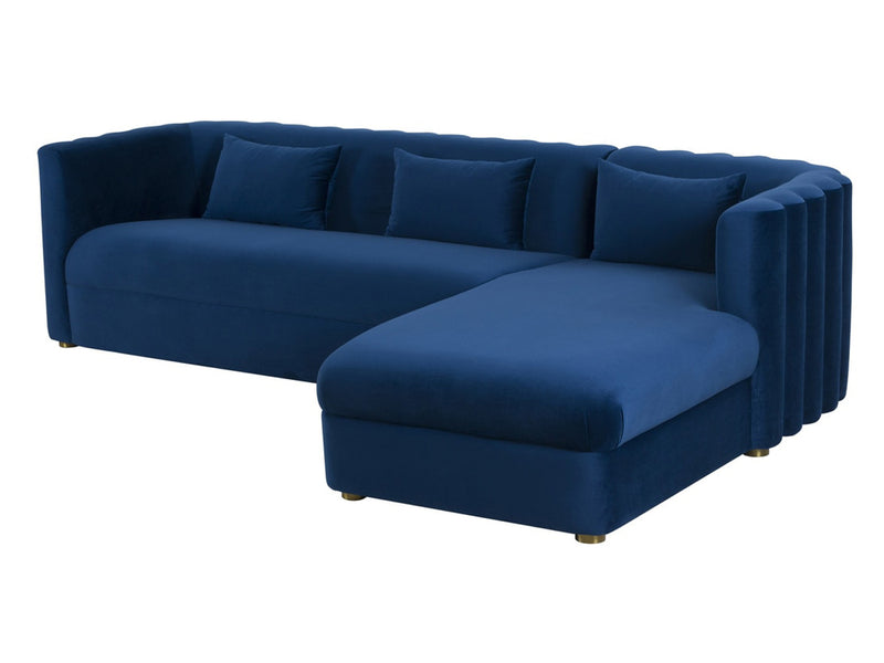 Callie Velvet Sectional