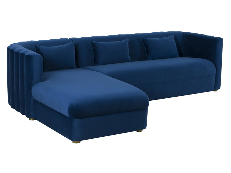 Callie Velvet Sectional