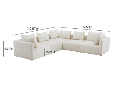 Hangover Boucle Modular Sectional