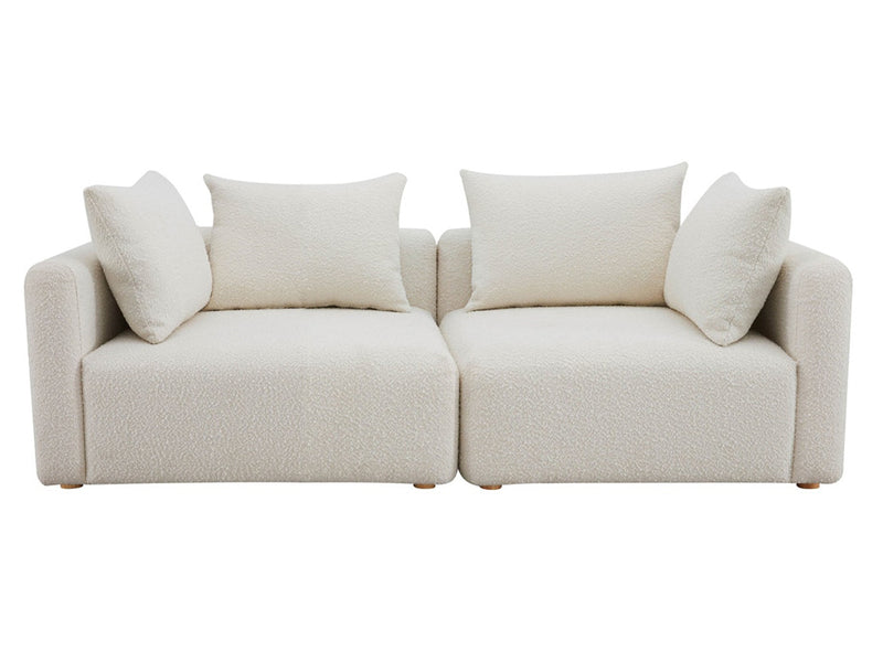 Hangover 81" Wide Boucle Loveseat