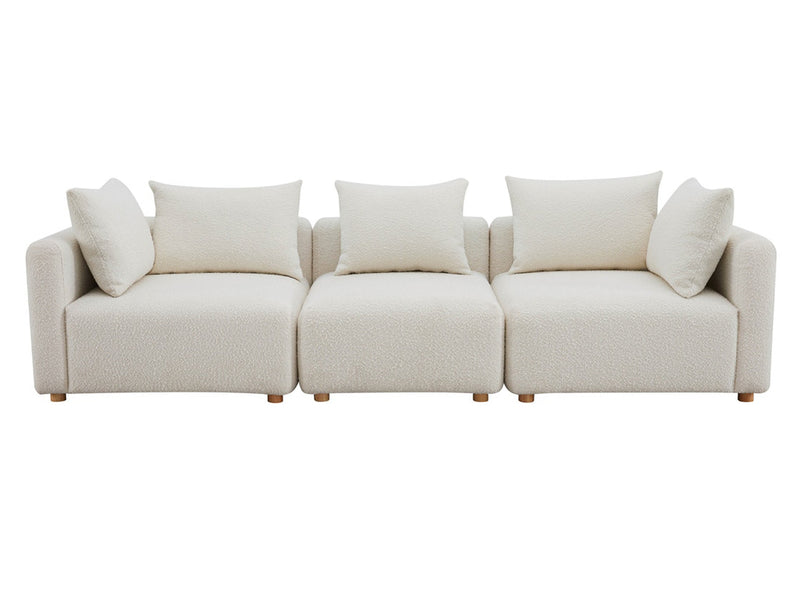 Hangover 112.5" Wide Boucle Sofa