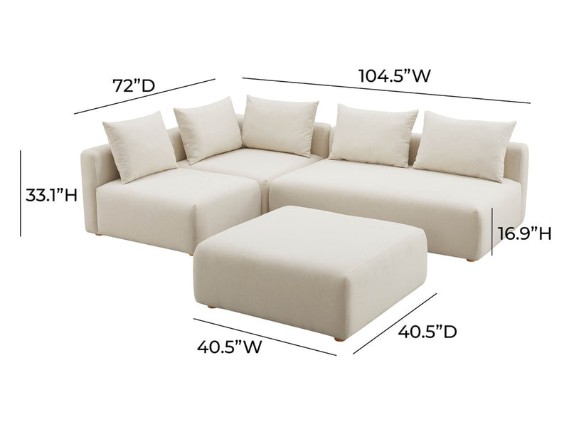 Hangover Linen Modular Sectional