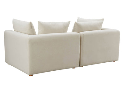 Hangover 81" Wide Linen Loveseat