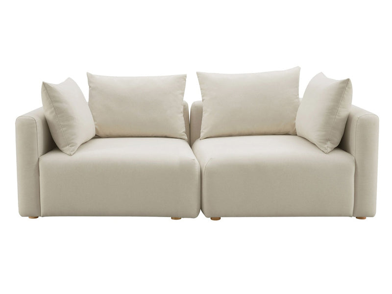 Hangover 81" Wide Linen Loveseat