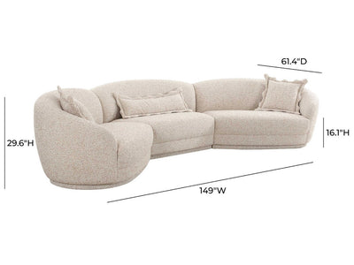 Marion 149" Wide 6 Seater Sectional