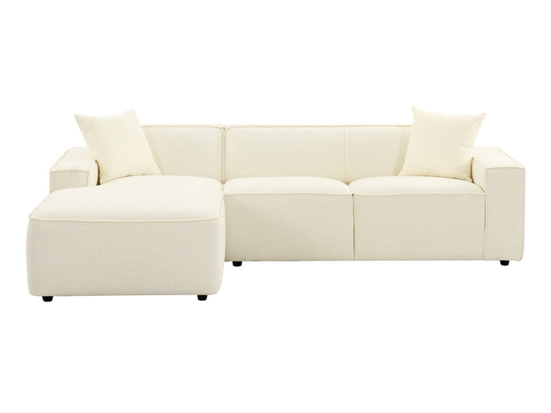 Olafur 97.3" Wide Linen Sectional