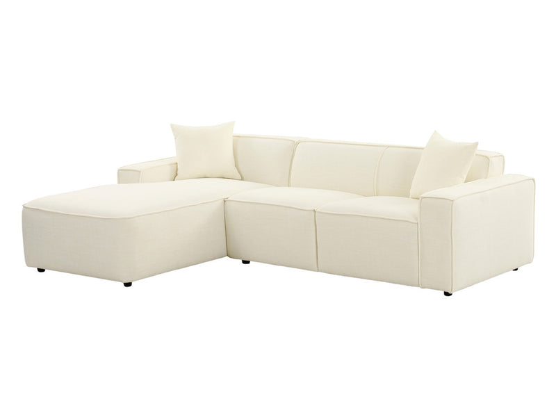 Olafur 97.3" Wide Linen Sectional