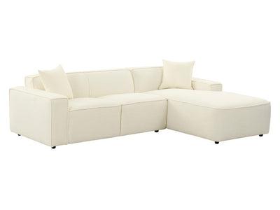 Olafur 97.3" Wide Linen Sectional