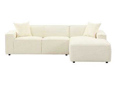 Olafur 97.3" Wide Linen Sectional