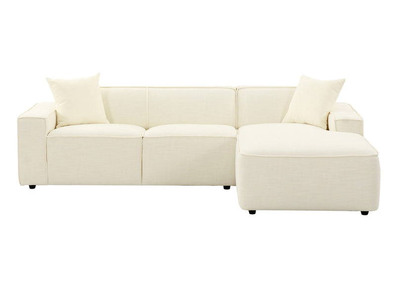 Olafur 97.3" Wide Linen Sectional