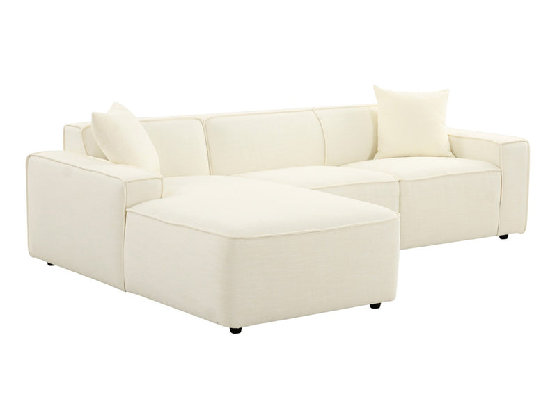 Olafur 97.3" Wide Linen Sectional