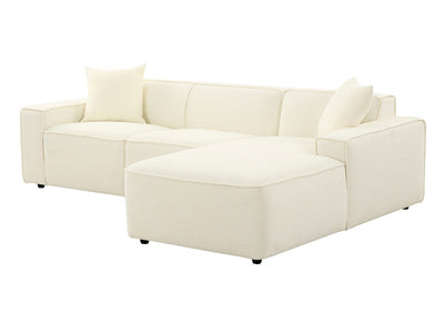 Olafur 97.3" Wide Linen Sectional