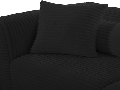 Tarra 86" Wide Fluffy Modular Loveseat