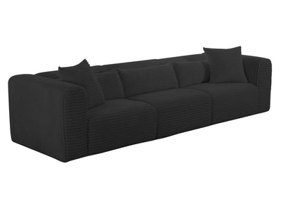 Tarra 118.6" Wide Fluffy Modular Sofa