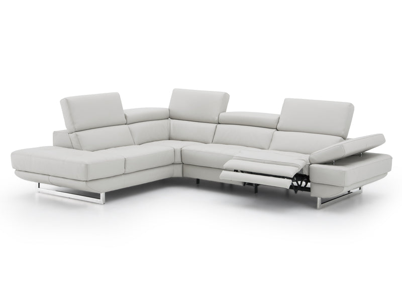 The Annalaise 117" / 93" Wide Leather Sectional