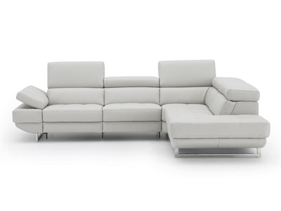 The Annalaise 117" / 93" Wide Leather Sectional